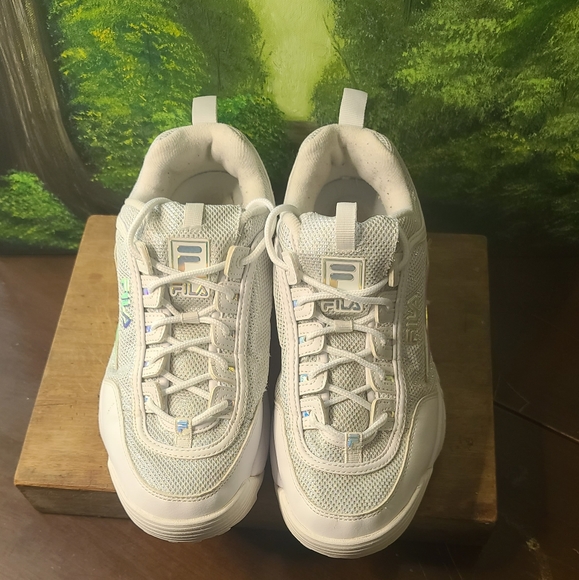 Fila athletic chunky rainbow colors sparkles silver - Picture 12 of 13